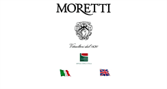 Desktop Screenshot of morettivini.it